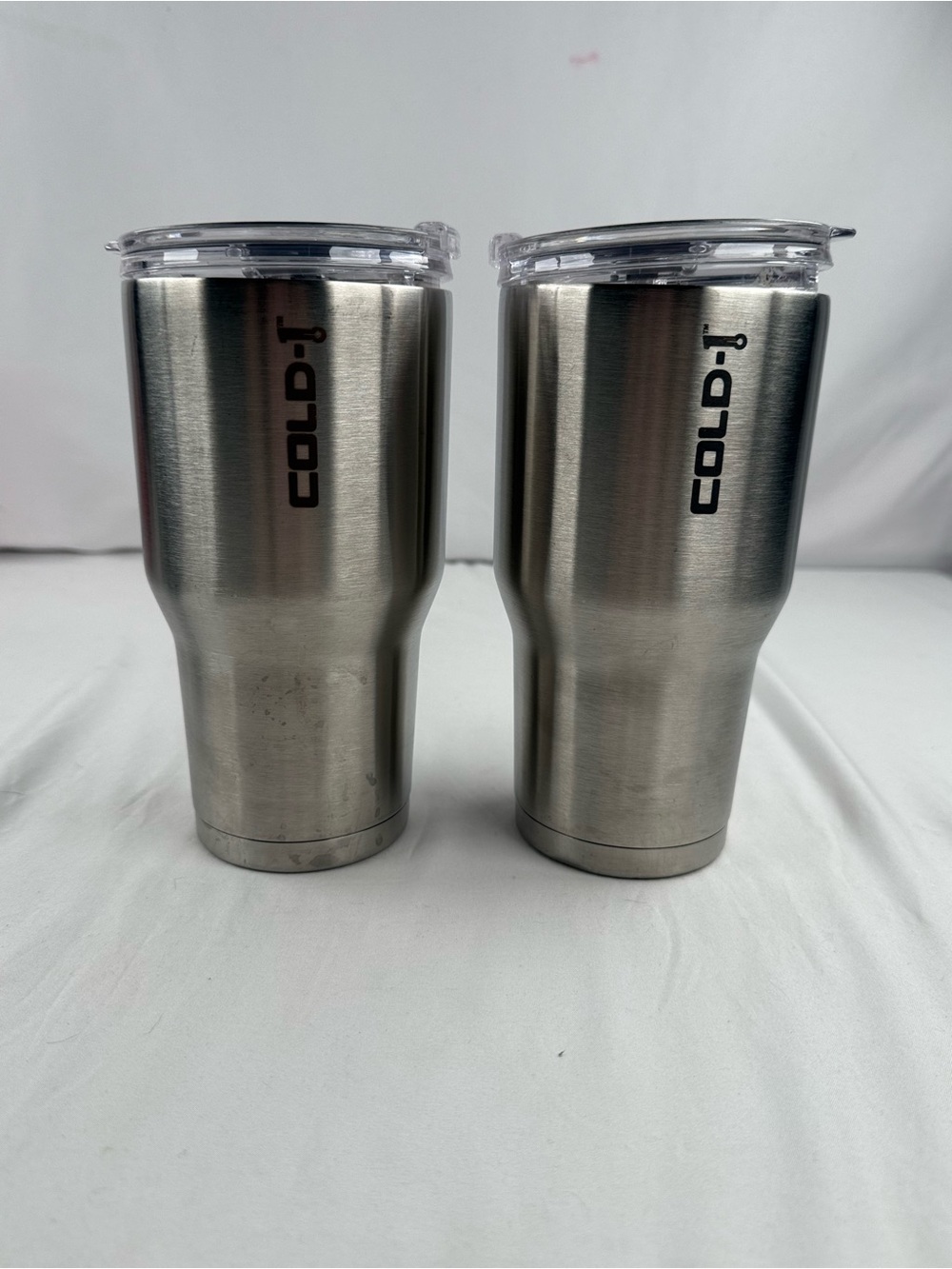 Reduce Set of 2 BPA Free Cold-I Stainless Steel Insulated Tumbler - Silver